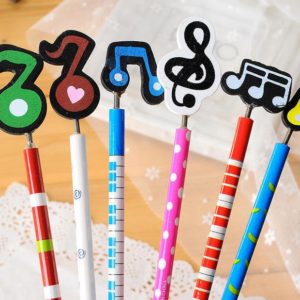 musical-notes-wooden-2b-font-b-graphite-b-font-font-b-pencils-b-font-office-school