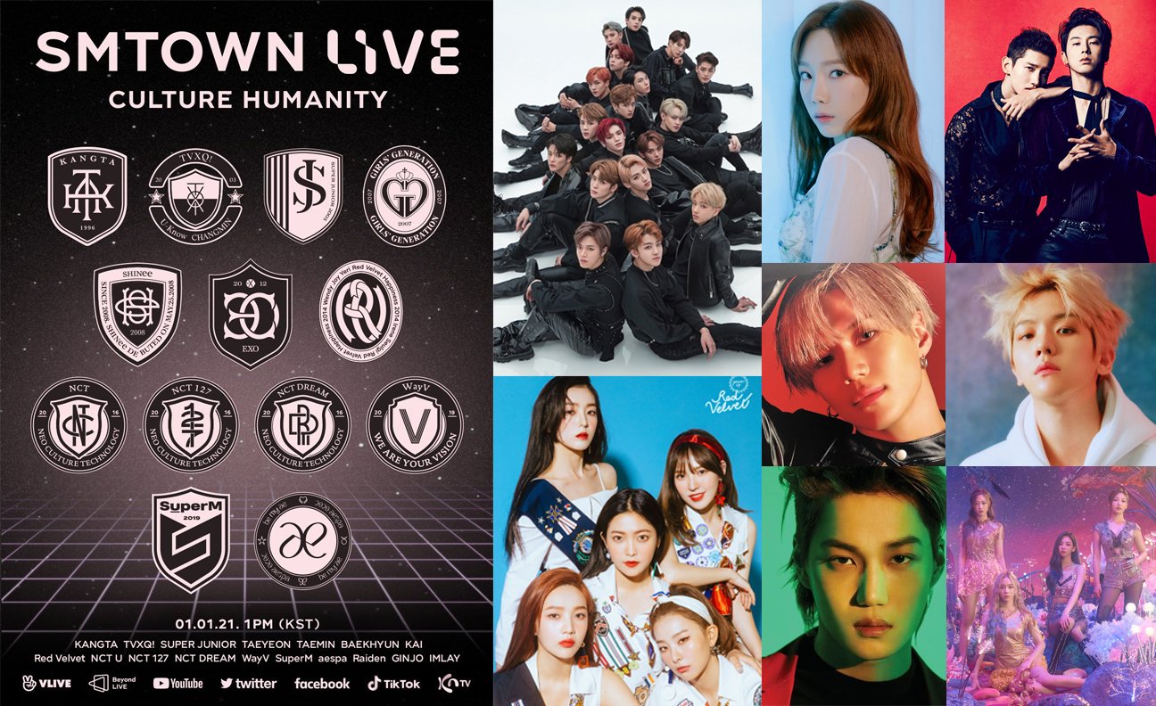 SM Ent. va transmite un concert online în prima zi a lui 2021, în care vor cânta: TVXQ, Super Junior, Taeyeon, Taemin  dar și alții