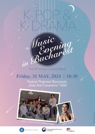 Seara de muzică K-Pop și K-Drama la București – 31 mai 2024, Teatrul Național „I.L. Caragiale” București