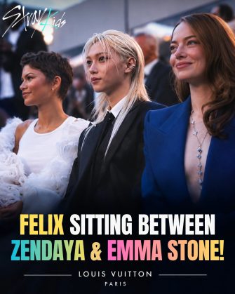 Felix din Stray Kids, apariție uluitoare între Zendaya și Emma Stone la prezentarea Louis Vuitton de la Paris – VIDEO